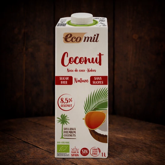 ECOMIL kókusztej cukormentes Bio 1 L