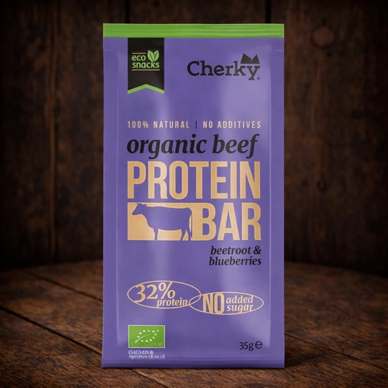 CHERKY PROTEIN BAR · Cékla, áfonya 35g